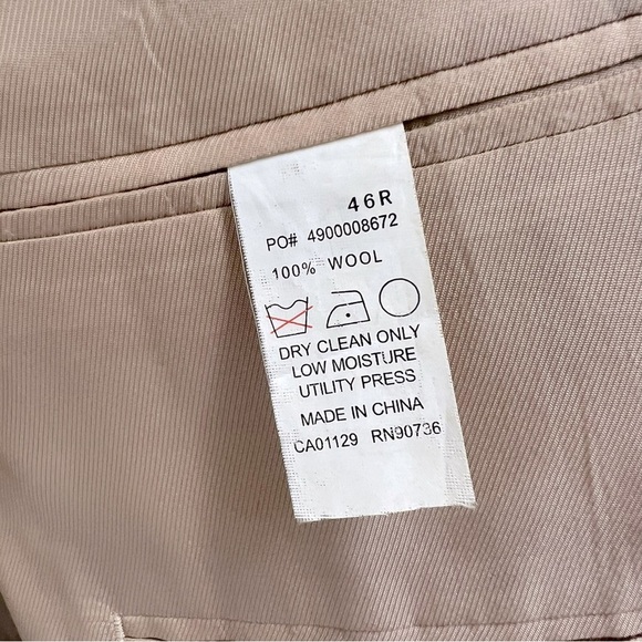 Calvin Klein 100% wool khaki sport coat. - Picture 8 of 10